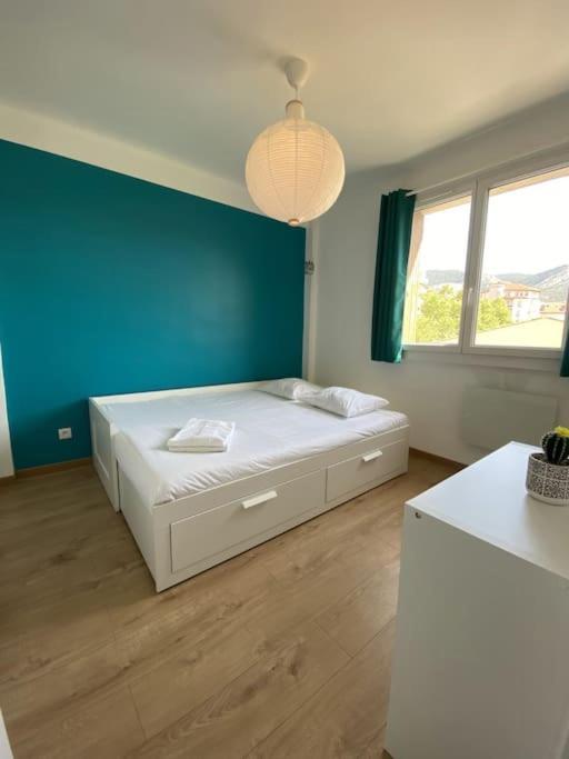 L'Azur 15'Plage 10'Port 5'Train Clim Wifi Pkg Apartman Toulon Kültér fotó